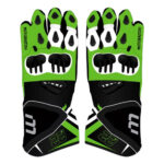 Alex Lowes Black And Green Motorcycle Gloves 2024