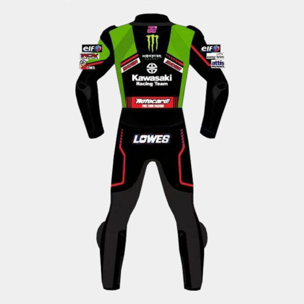 Alex Lowes Full Leather Racing Suit Kawasaki WSBK 2021