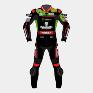 Alex Lowes Full Leather Racing Suit Kawasaki WSBK 2021