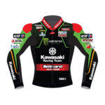 Alex Lowes Kawasaki Leather Motorcycle Jacket WSBK 2020