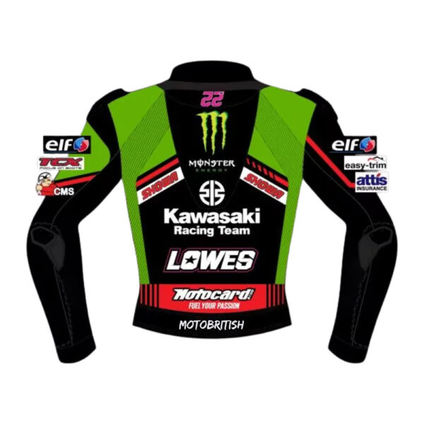 Alex Lowes Kawasaki Monster Energy Jacket WSBK 2021