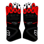Alex Lowes SBK Black Leather Riding Gloves 2025