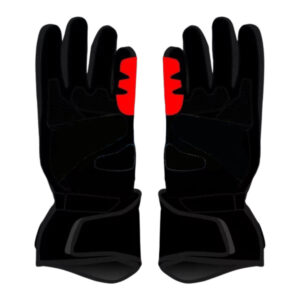 Alex Lowes SBK Black Leather Riding Gloves 2025
