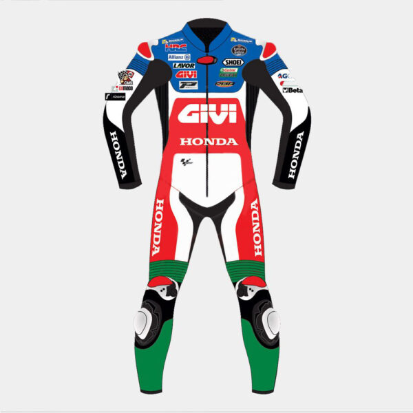 Alex Marquez Honda ICR Motogp 2021 Leather Race Suit Front