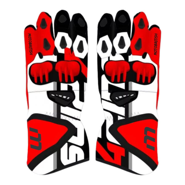 Alex Rins Motogp Leather Motorcycle Gloves 2023