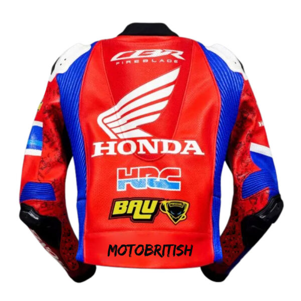 Alvaro Bautista Honda CBR Leather Jacket WSBK 2020