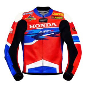 Alvaro Bautista Honda CBR Leather Jacket WSBK 2020