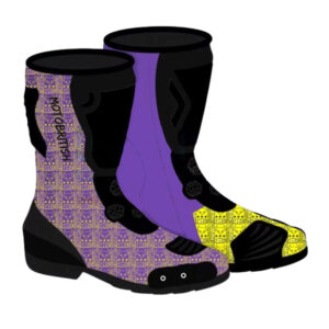 Alvaro Bautista SBK Biker Boots Leather 2025