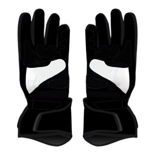 Alvaro Bautista SBK White Moto Gloves 2025