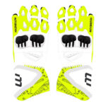 Alvaro Bautista White Motorcycle Gloves SBK 2024