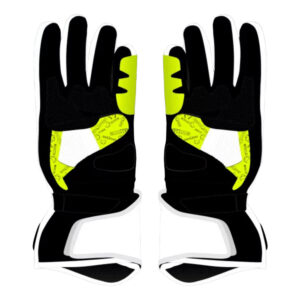 Alvaro Bautista White Motorcycle Gloves SBK 2024