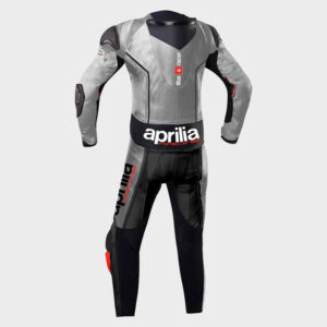 Aprilia Racing Max Italia Motorcycle Leather Biker Suit