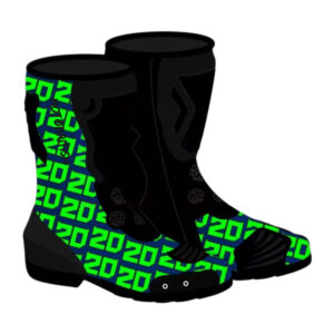 Fabio Quartararo Motogp Green Motorcycle Boots 2025