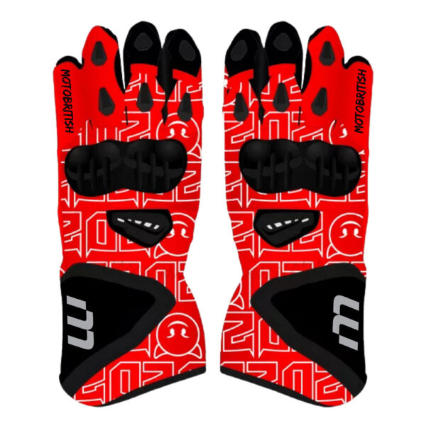 Fabio Quartararo Racer Motorcycle Gloves Motogp 2024