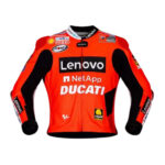 Francesco Bagnaia Leather Motorcycle Jacket Ducati Motogp 2021