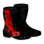 Francesco Bagnaia Motogp Leather Boots 2025