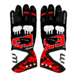 Francesco Bagnaia Motogp Leather Gloves 2025