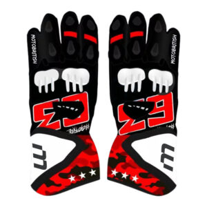 Francesco Bagnaia Motogp Leather Gloves 2025