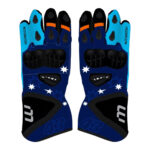 Jack Miller Motogp Blue Biker Gloves 2023