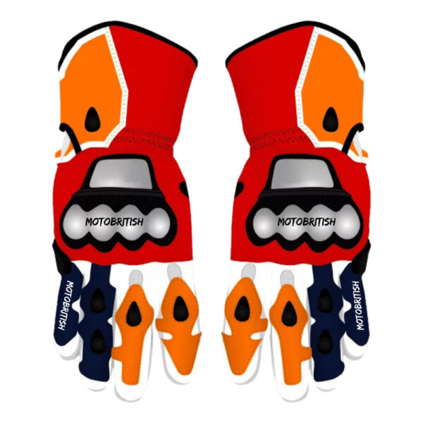 Luca Marini Repsol Leather Gloves Motogp 2024