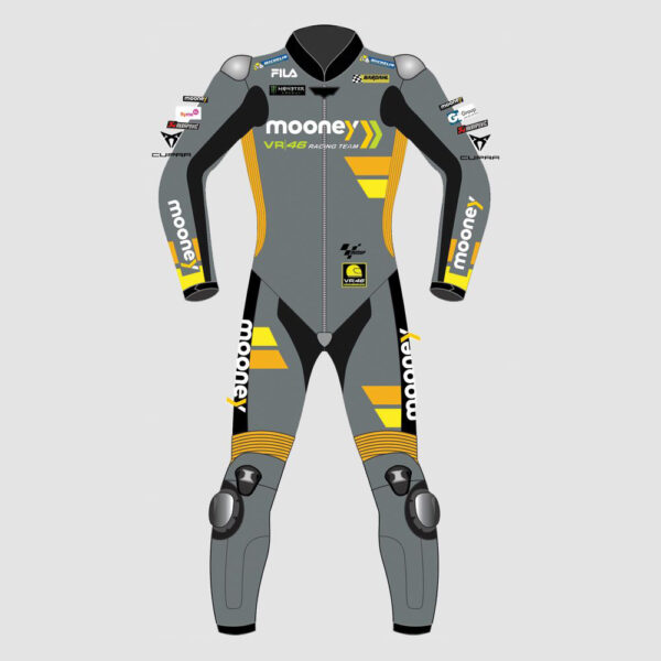 Luca Marini Motogp 2022 Mooney Vr46 Racing Leather Suit