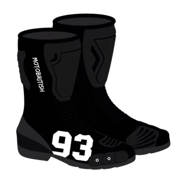 Marc Marquez 2024 Black Motorcycle Boots