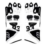 Marc Marquez Black And White Motorcycle Gloves 2024