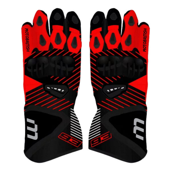 Marc Marquez Moto Racing Leather Gloves 2024