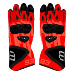 Marc Marquez Red Motorcycle Gloves 2024