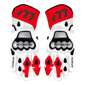 Marco Bezzecchi White And Red Gloves Motogp 2024