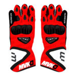 Maverick Vinales Black Red Motorcycle Gloves Motogp 2024
