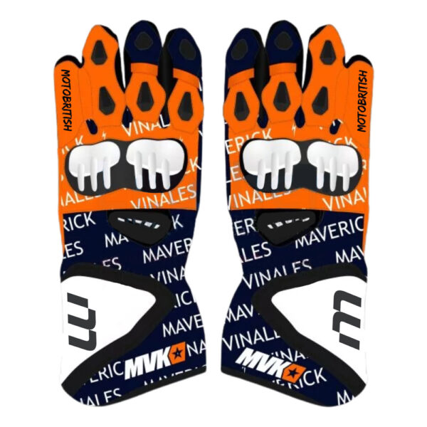 Maverick Vinales Motogp Riding Gloves Leather 2025