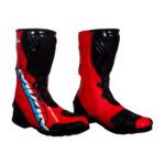Michael Van Der Mark Red Moto Boots WSBK 2023