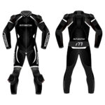MotoBritish Black Motorcycle Racing Suit