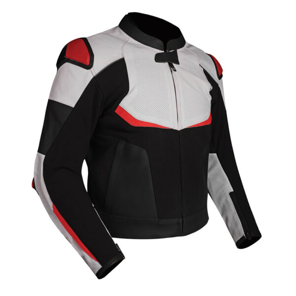 MotoBritish Men,s T-TOP Leather Racing Jacket