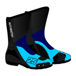 Raul Fernandez Motogp Blue Motorbike Boots 2025