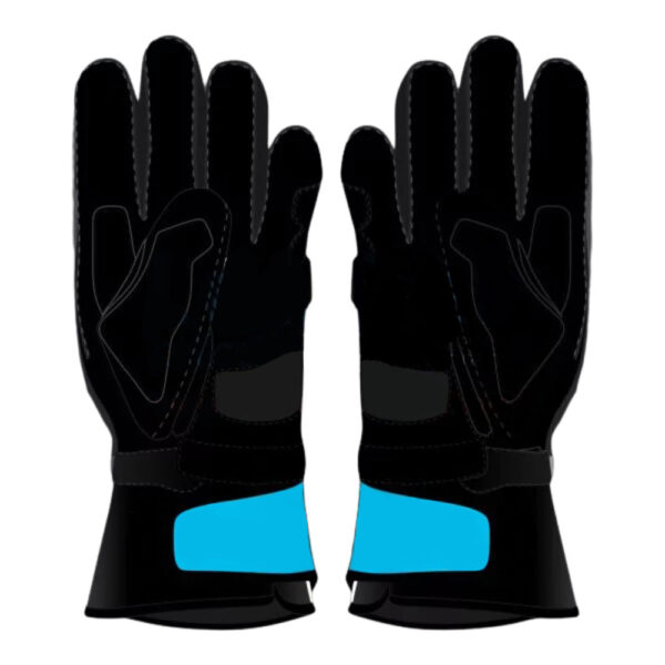 Raul Fernandez Motogp Blue Motorbike Gloves 2025
