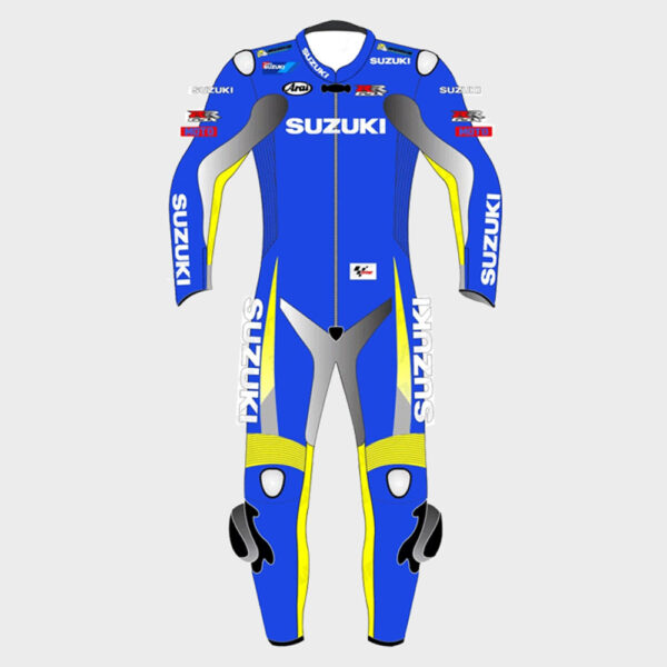 Suzuki Motorbike Leather Biker Suit