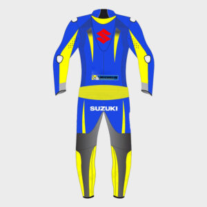 Suzuki Motorbike Leather Biker Suit