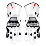 Toprak Razgatlioglu Motorcycle Leather Gloves White SBK 2024