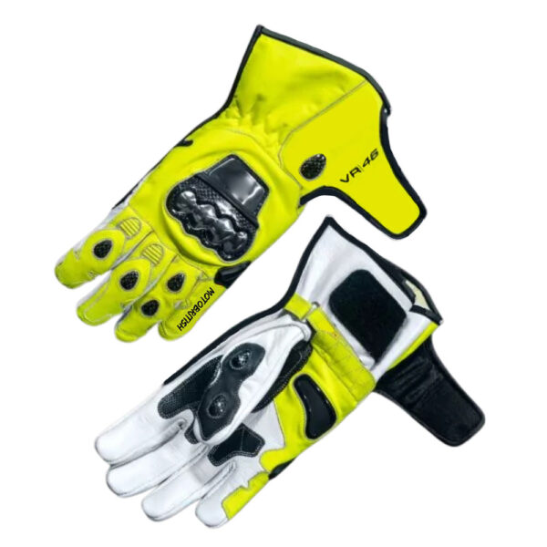Valentino Rossi Leather Gloves Motogp 2024