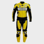 Yamaha Yellow Motorcycle Leather Suit