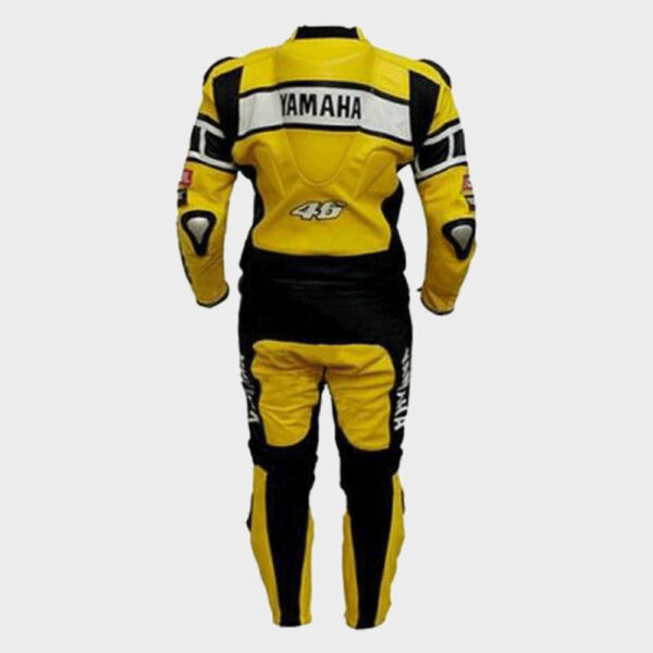 Yamaha Yellow Motorcycle Leather Suit